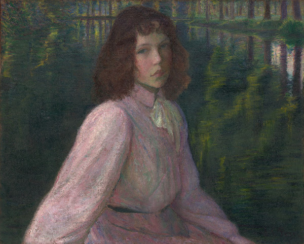 At the Rivers Bend On the River II 1895