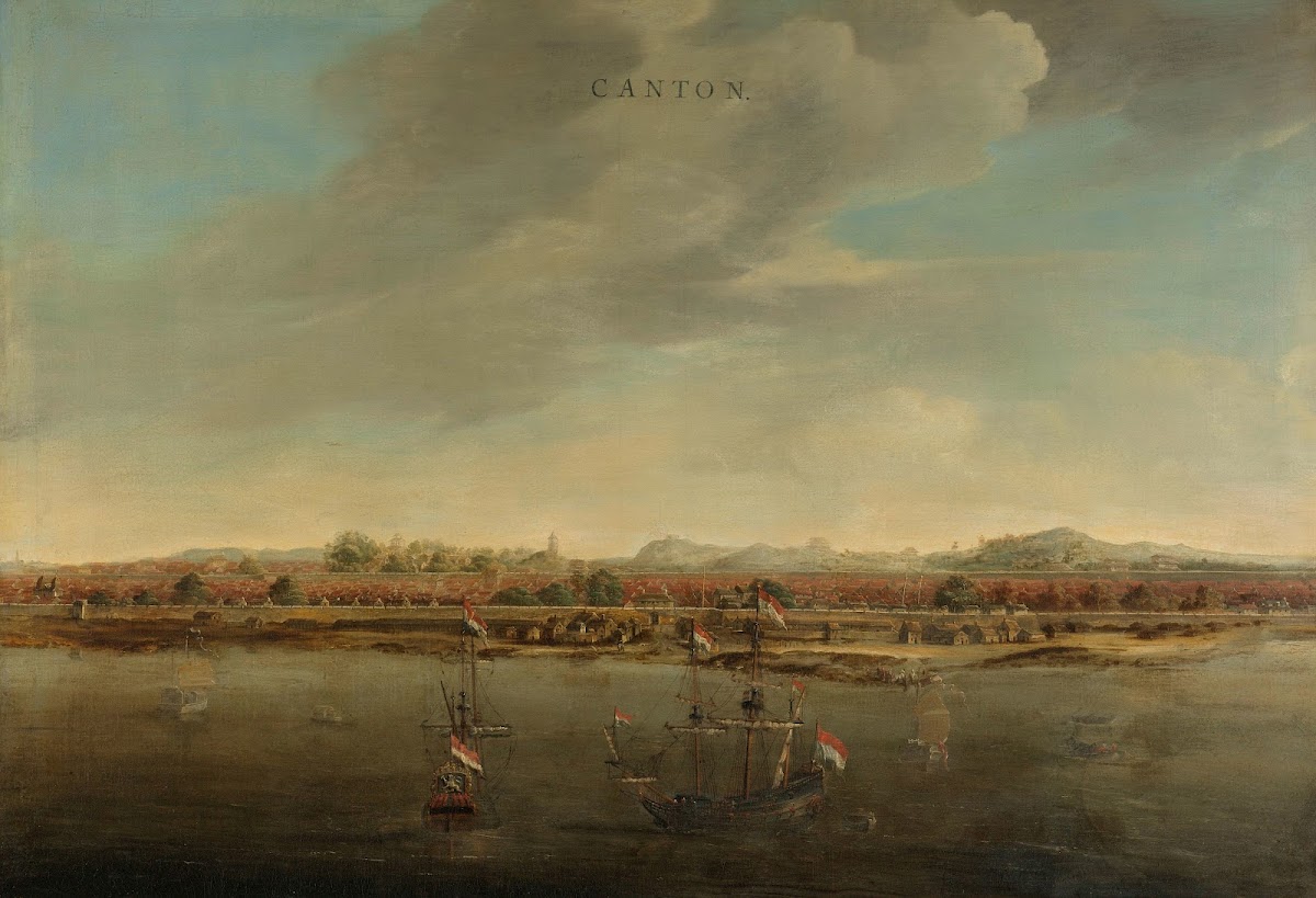 View of Canton in China c 1662   c 1663