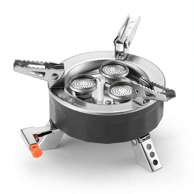Portable gas stove with infrared burner