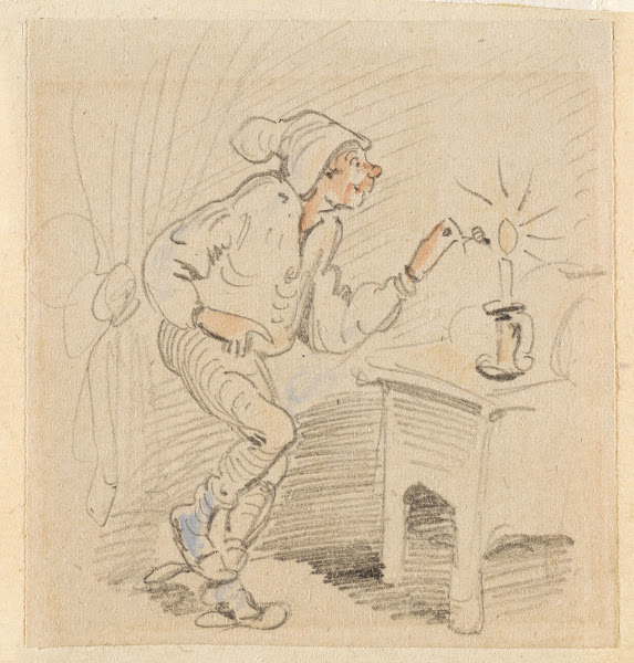 Die gestörte aber glücklich wieder errungene Nachtruhe Der Floh 17 1862
