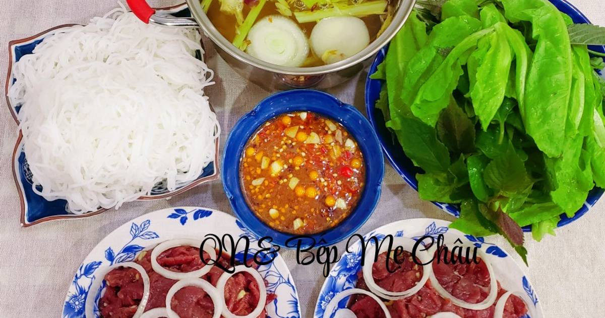 Bò nhúng giấm
