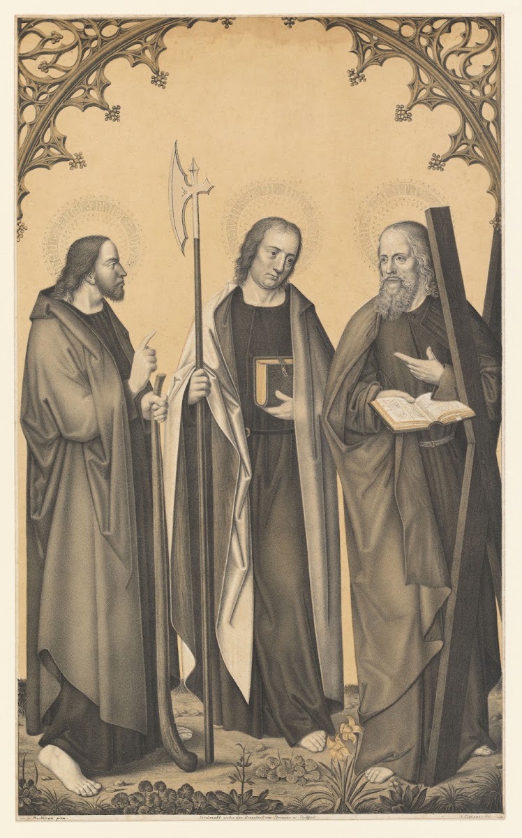 Saint James the Younger Matthew and Andrew 1823