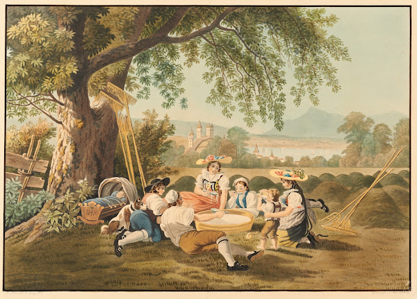 Le repas champetre Costumes de Lucerne 1915 1945