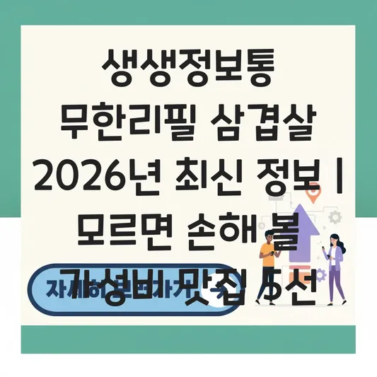 생생정보통 무한리필 삼겹살 대표 이미지