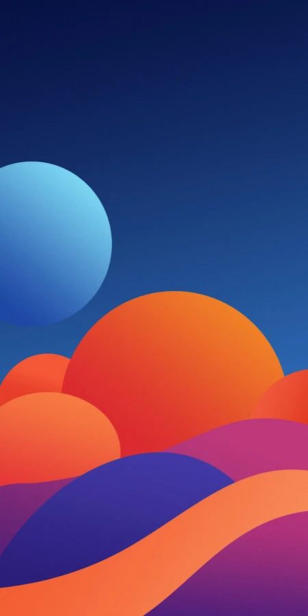 Abstract, Gradient, Futuristic, Geometric Full HD iPhone Phone Wallpaper