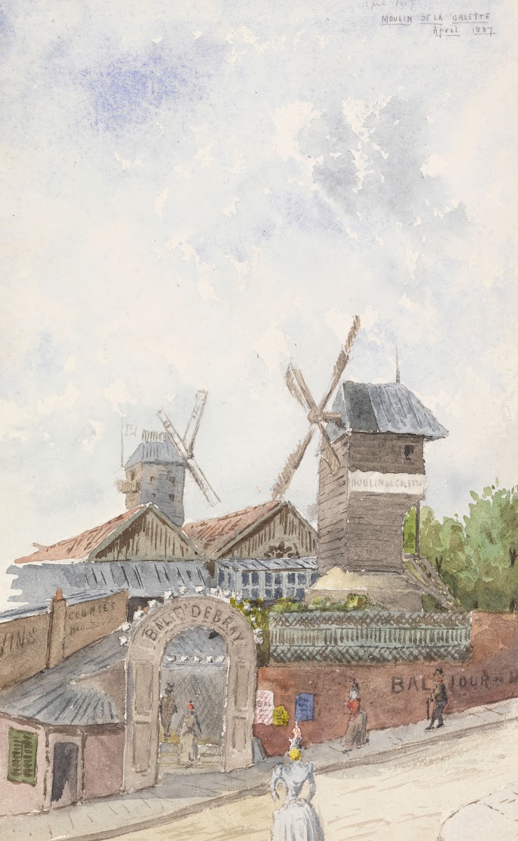 Moulin De La Galette Paris 1887