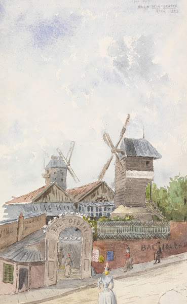 Moulin De La Galette Paris 1887