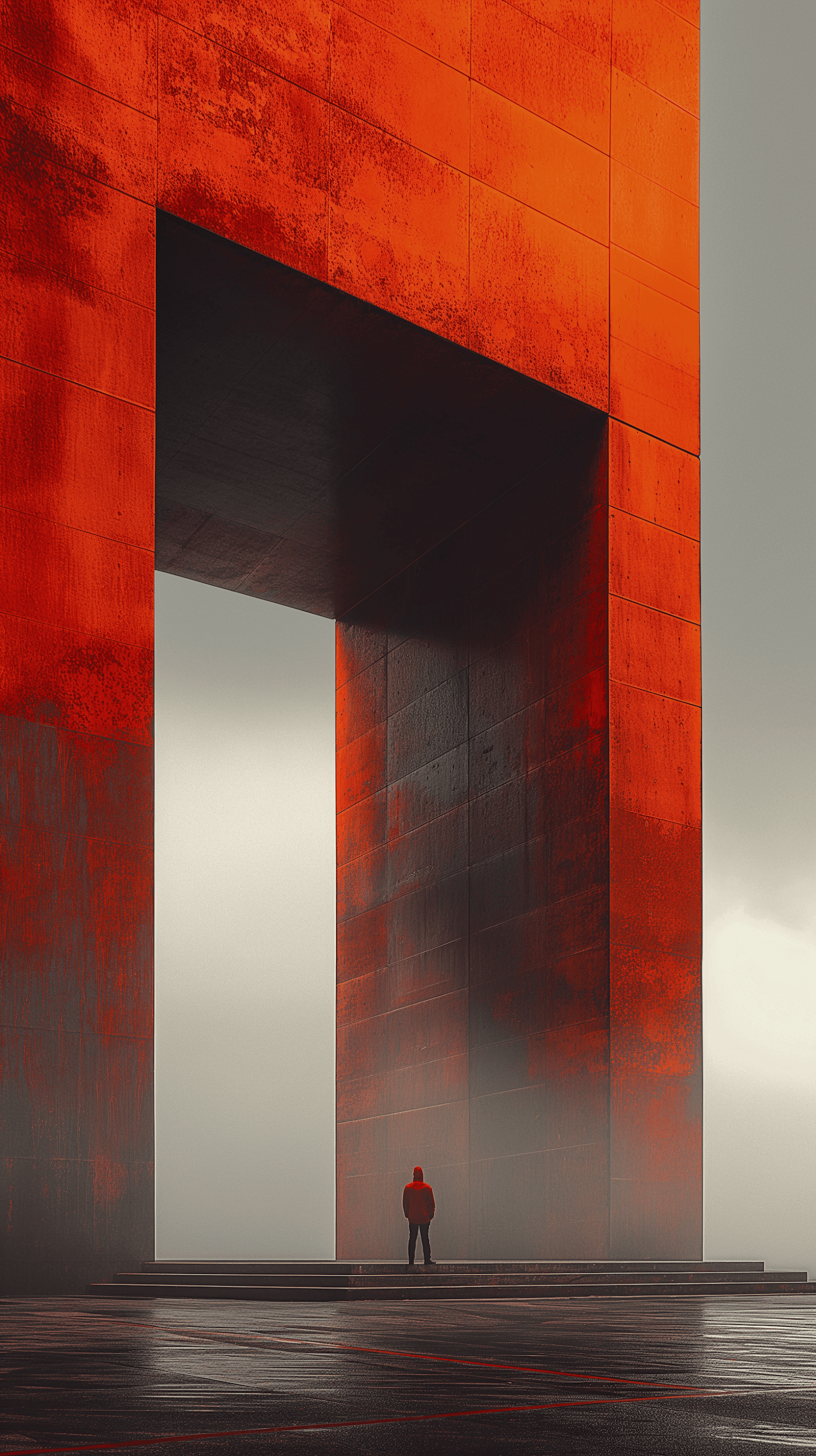 Una vista conceptual de trastienda de