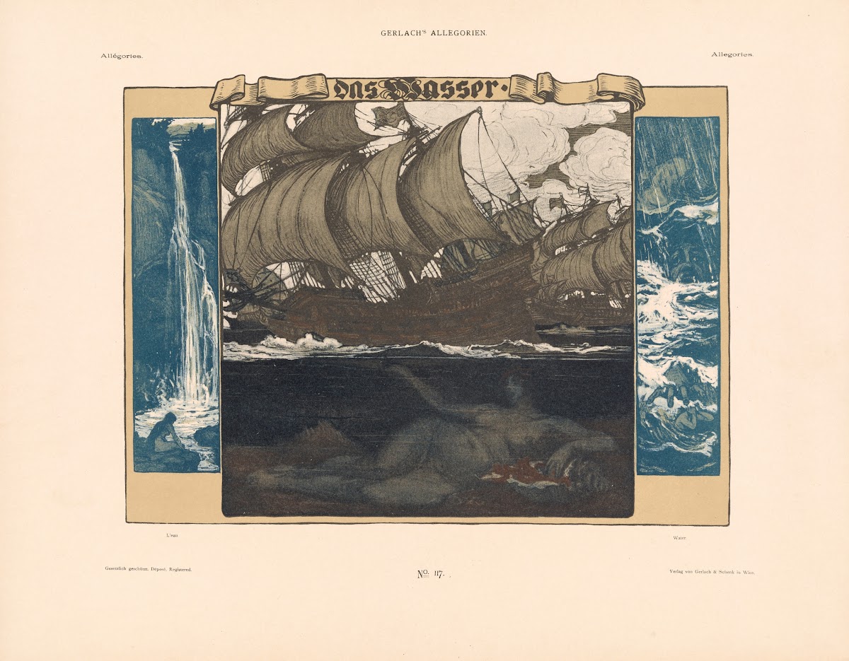 Allegorien neue Folge Pl118 1900