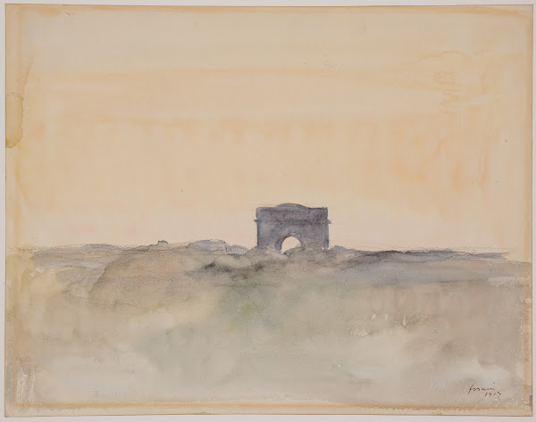 LArc de Triomphe de lÉtoile 1917
