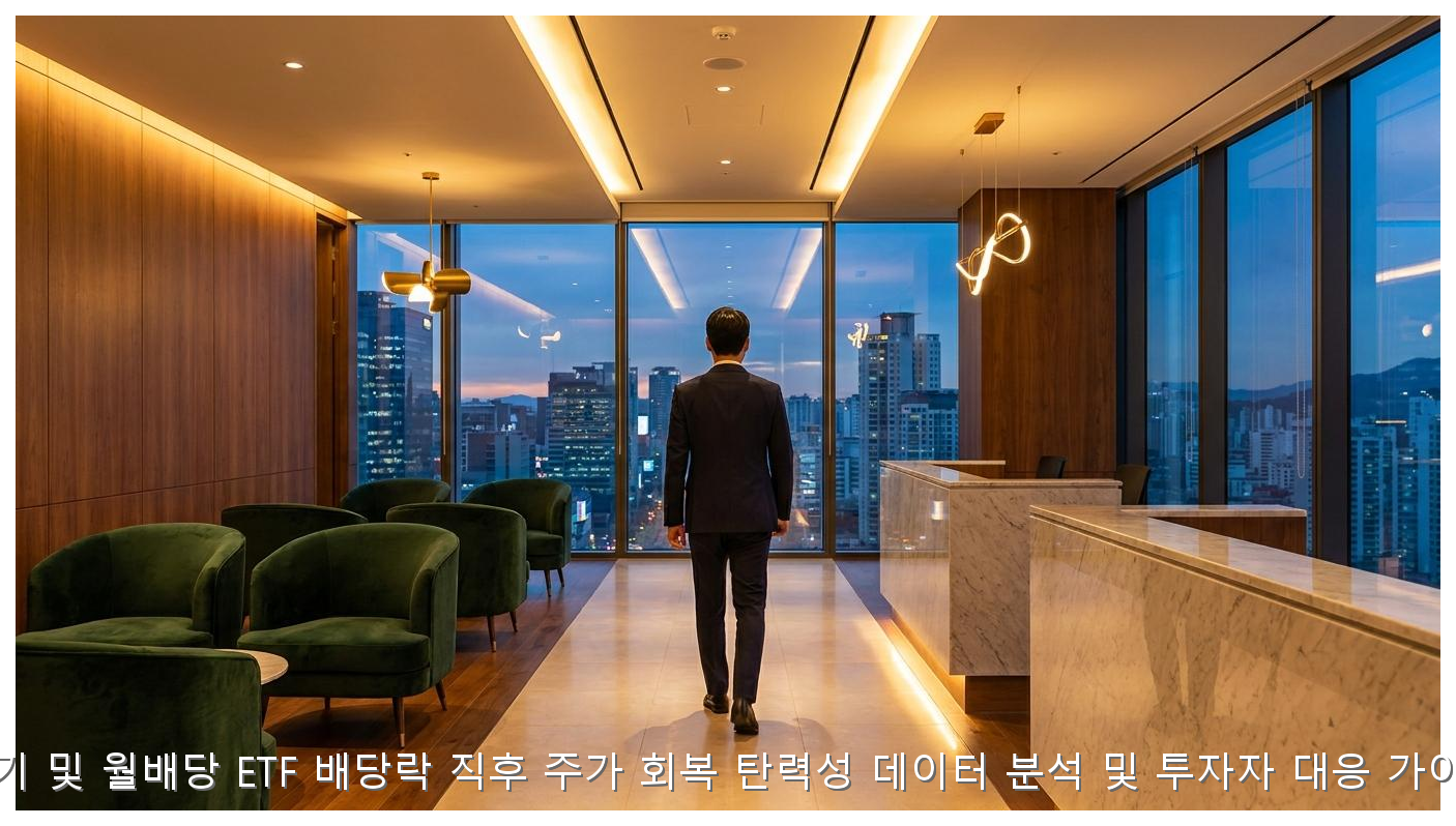 분기 및 월배당 ETF 배당락 직후 주가 회복 탄력성 데이터 분석 및 투자자 대응 가이드 핵심 안내 및 분석 인포그래픽 (6)