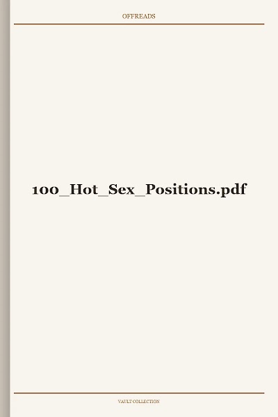 100 Hot Sex Positions