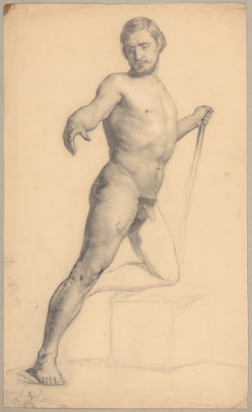 Study of a nude male 1858