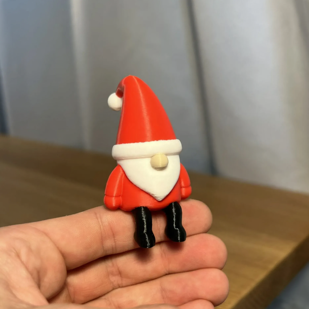Miniature Santa Figure, seated
