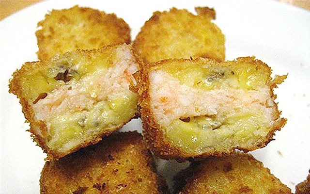 Tôm Chiên Chuối Giòn Thơm