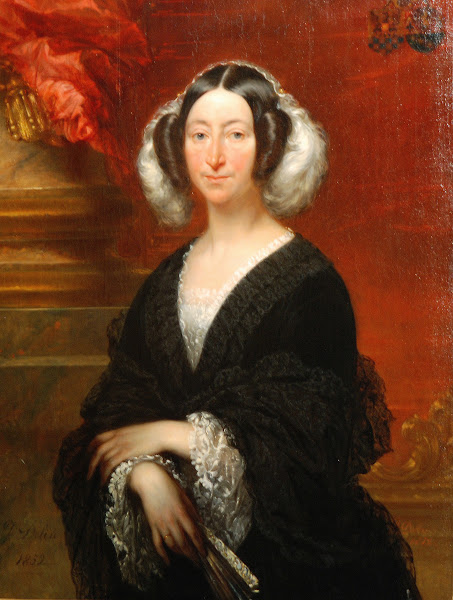 Portret van Albertina du Bois 1852