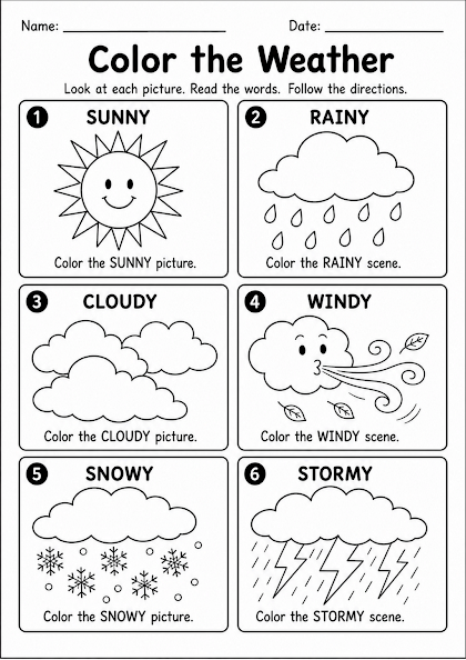 Color the Weather