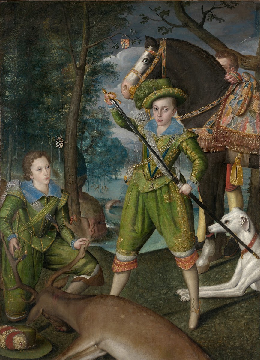 Henry Frederick 15941612 Prince of Wales with Sir John Harington 15921614 in the