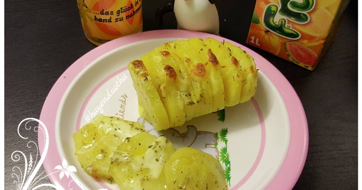 Khoai tây bỏ lò nướng bơ tỏi phô mai