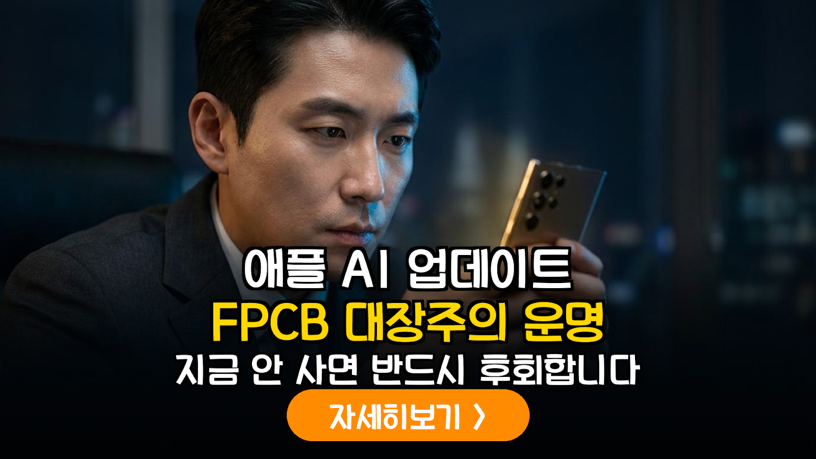2026 애플 AI 가속화에 따른 국내 FPCB 기업 밸류에이션 재평가 및 투자 가이드