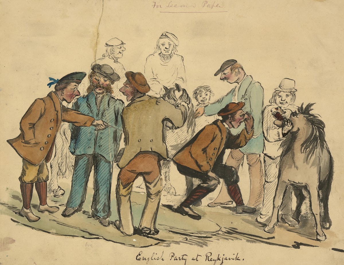 English party at Rejkjavik 1862