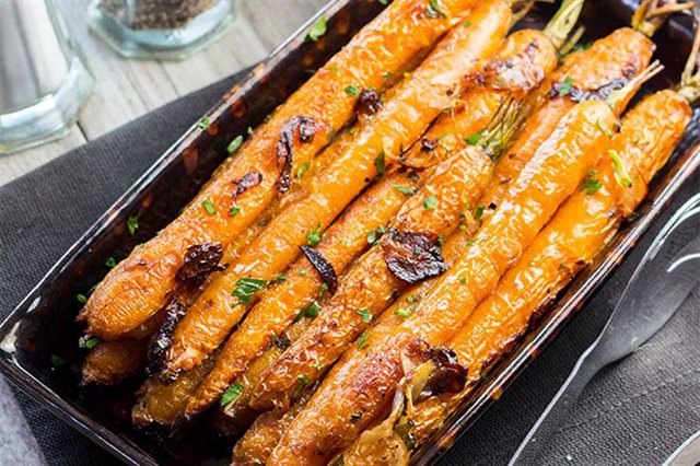 Cà Rốt Nướng Tỏi