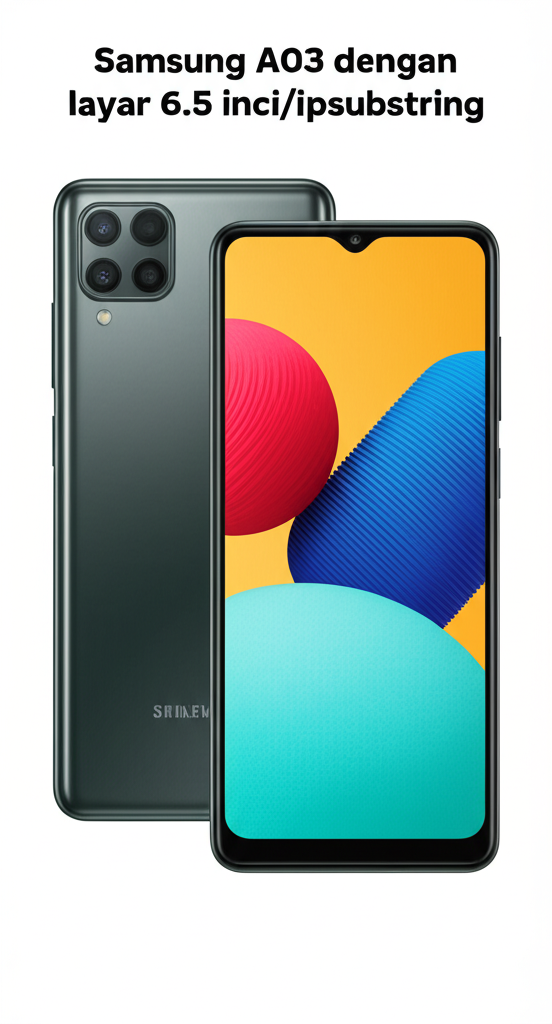 Samsung A03: Ponsel Andalan dengan Kualitas Layar Teknologi tinggi 