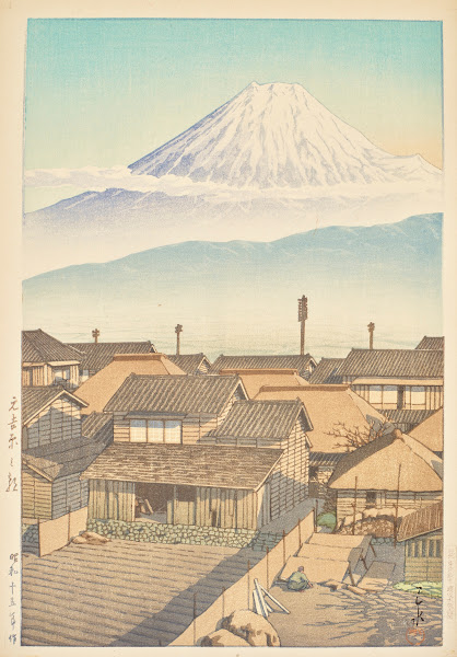 Motoyoshiwara no asa Morning in Motoyoshiwara 1940