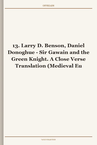 13. Larry D. Benson, Daniel Donoghue