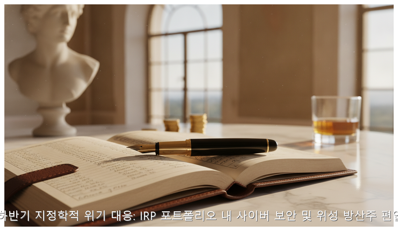 2026 하반기 지정학적 위기 대응: IRP 포트폴리오 내 사이버 보안 및 위성 방산주 편입 전략 핵심 안내 및 분석 인포그래픽 (5)