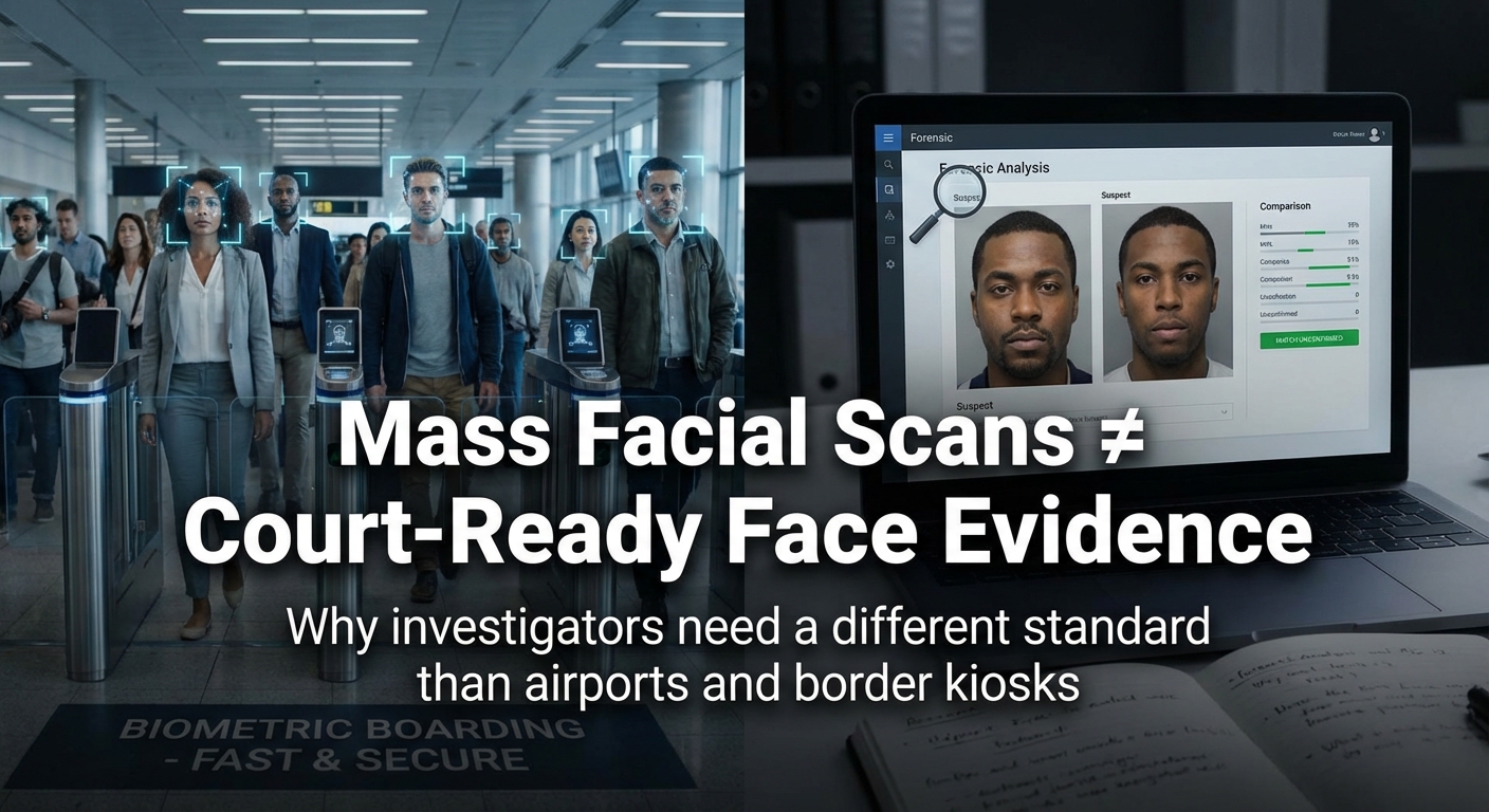 Mass Facial Scans at Airports Are Not Court-Ready Evidence