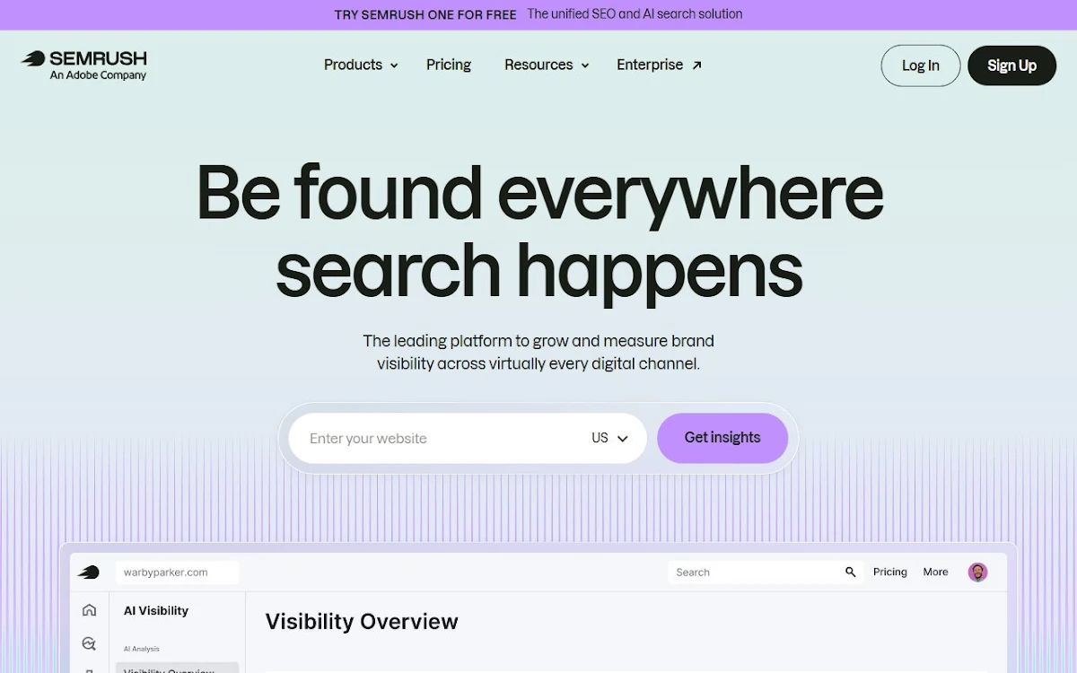 Captura de AI Social Media Post Generator | SEMRUSH