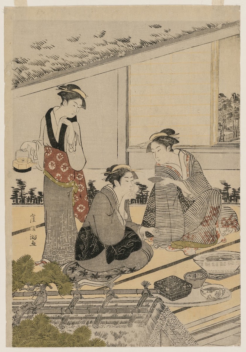 Women in a Tea House late 1780s