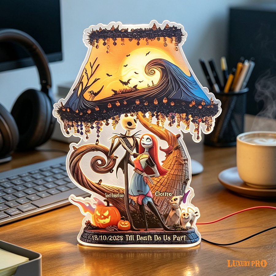Double - layer acrylic Ornament with Light