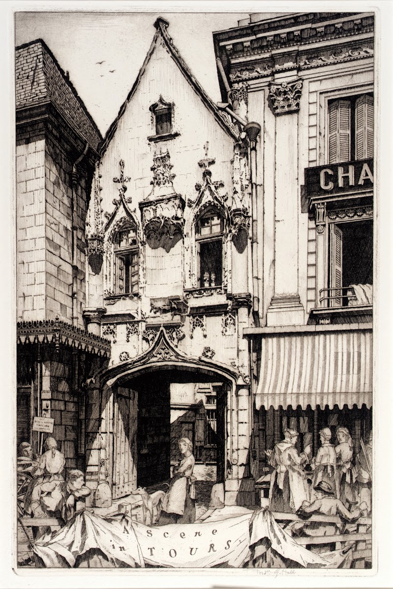A Scene in Tours 1927