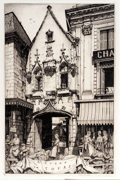 A Scene in Tours 1927