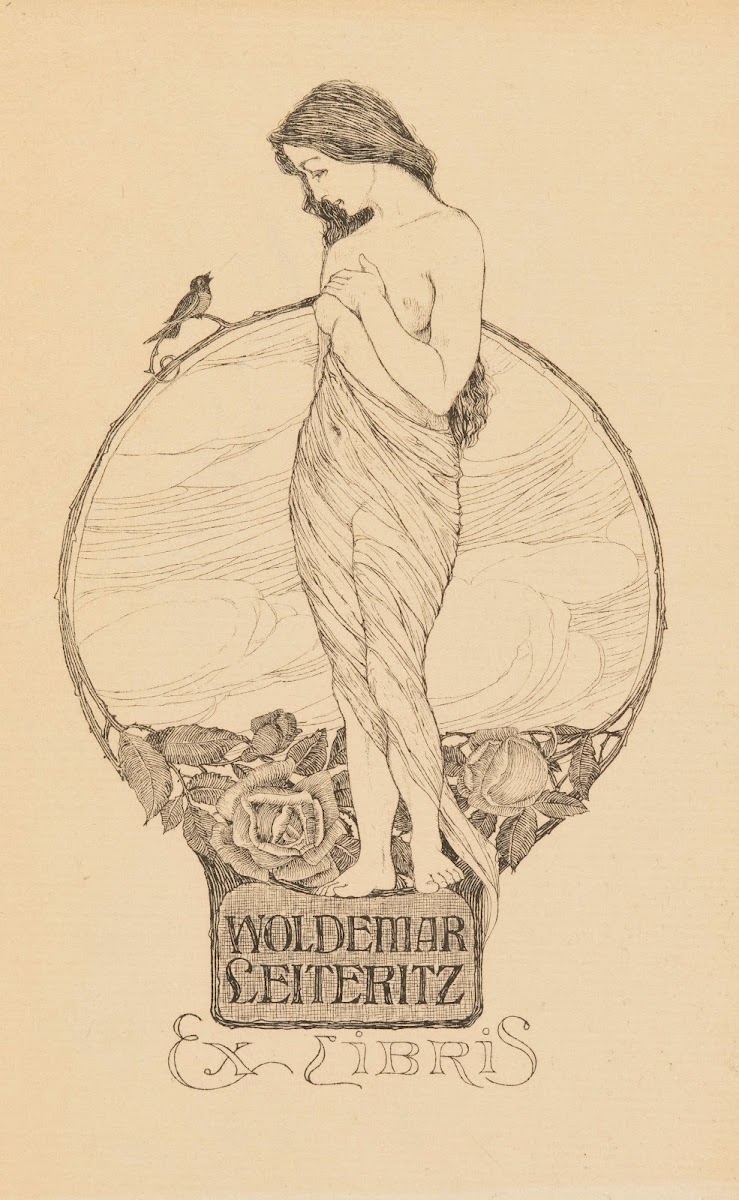 Woldemar Leiteritz Bookplate 1909