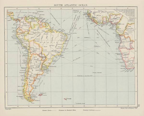 South Atlantic Ocean 1939