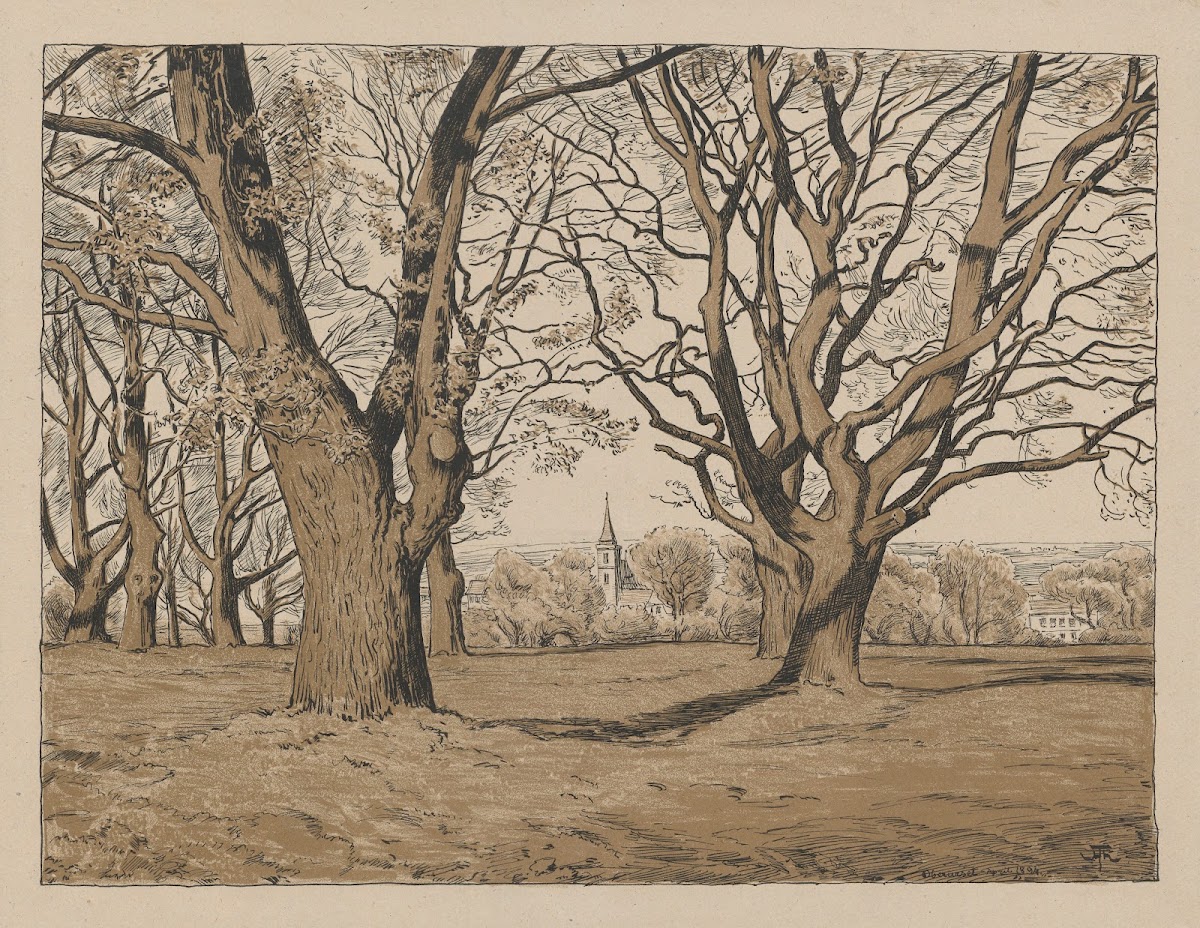Landscape from the Obersursel area 1894