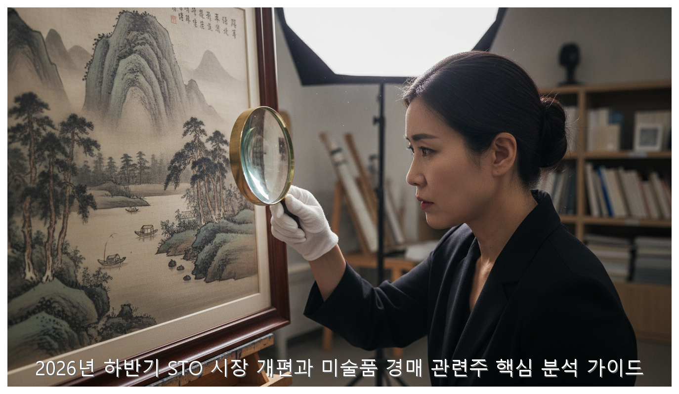 2026년 하반기 STO 시장 개편과 미술품 경매 관련주 핵심 분석 가이드 핵심 안내 및 분석 인포그래픽 (5)