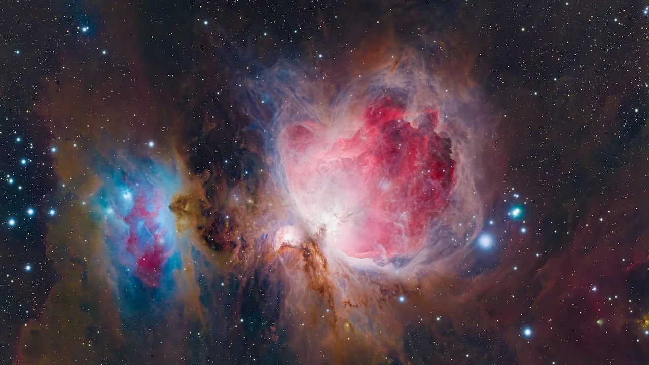 Starred Sky, Astronomical Telescope, Space, Galaxy, Stars 5K Desktop Wallpaper