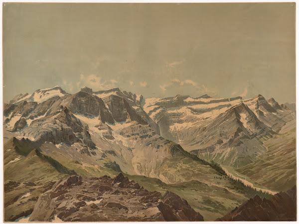 Monte Perdido and the Cirques of Gavarnie in the Pyrenees 1890