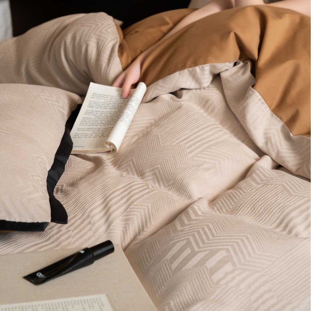 Tencel cotton bedding set, brushed
