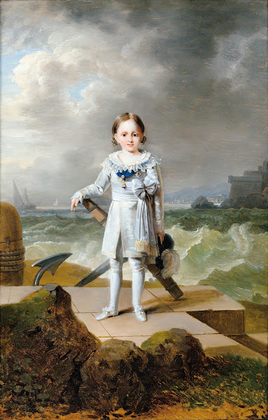 Portrait Of Prince Napoléon Louis Bonaparte CA 1810   1811