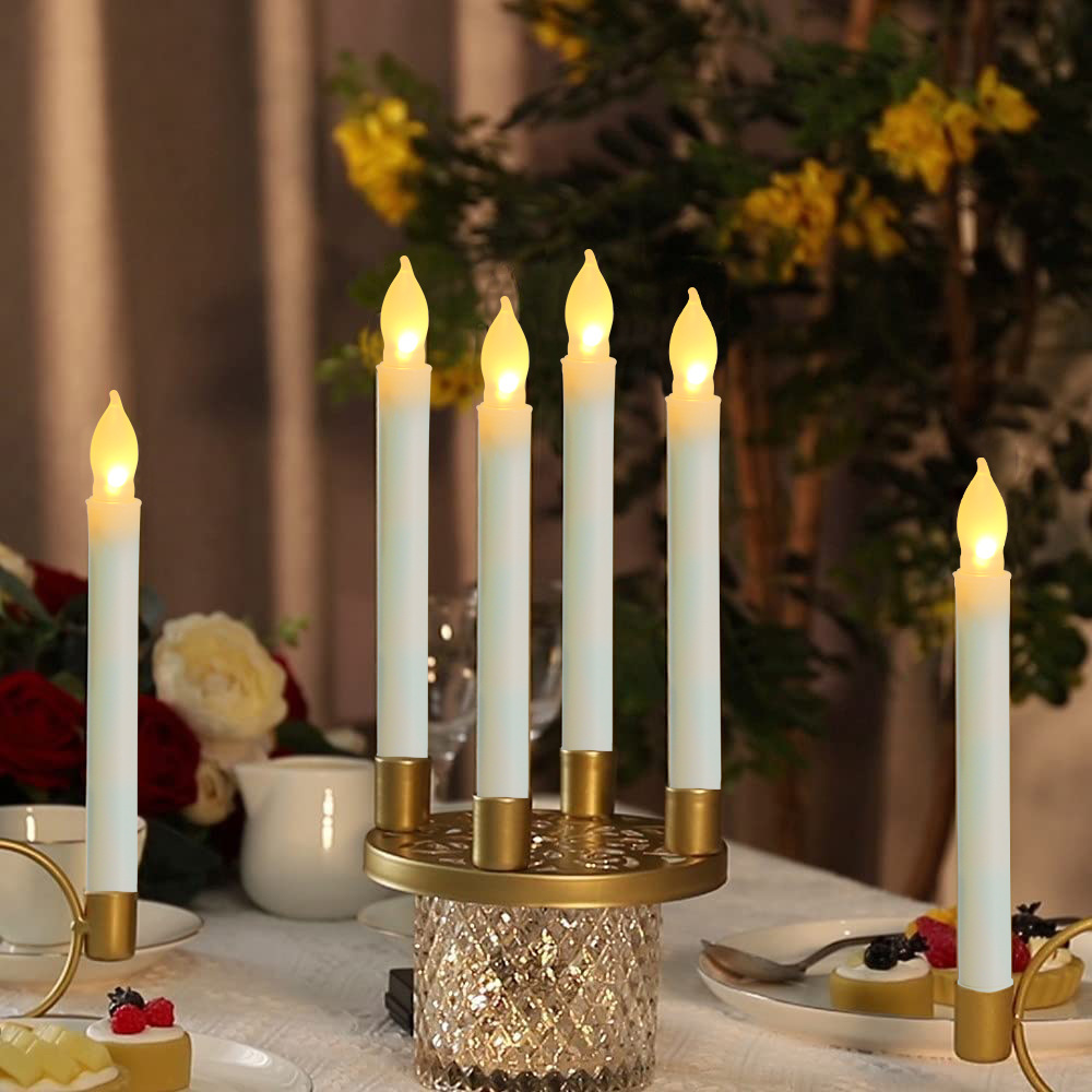 LED Taper Candles with Remote Control