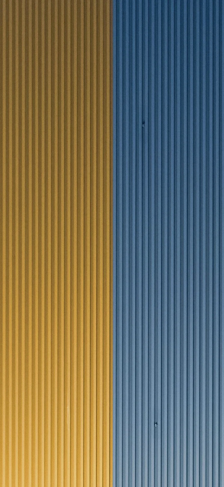 Corrugated Metal, Abstract Pattern, Two Tone Design, Vertical Lines 2K iPhone Wallpaper Background (1557x3375)