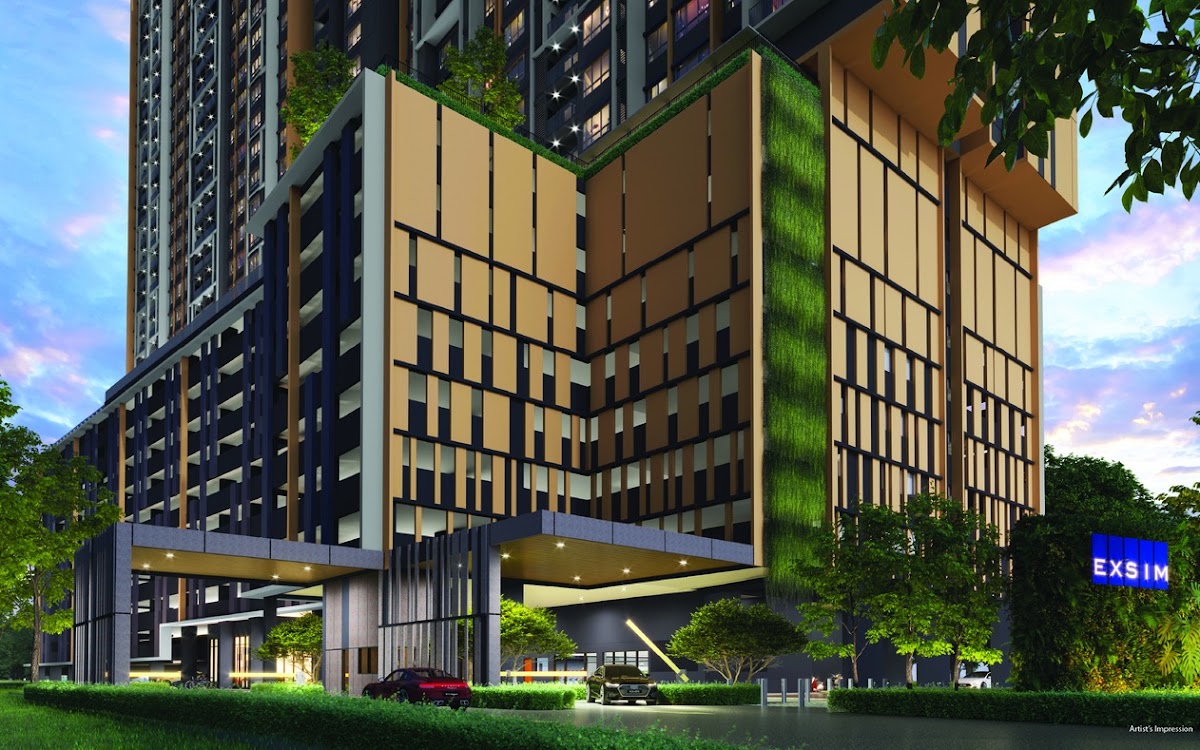 D'Nuri Residences @ Kwasa Damansara — podium facade