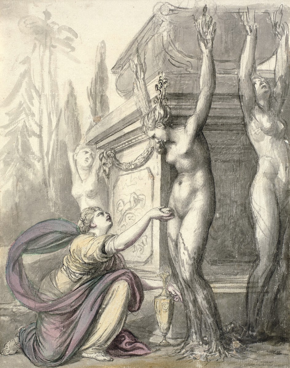 The Heliads at the grave of Phaeton Ovid Metamorphoses II 340 366 1770  1780