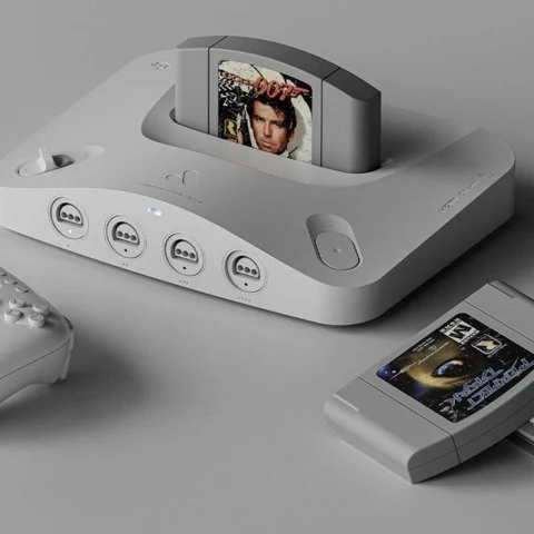 Analogue 3D console with N64 cartridge and 8BitDo 64 controller