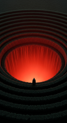 Figure at the Red Abyss